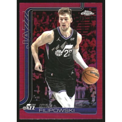 2025-26 Topps Chrome Magenta Refractors #213 Kyle Filipowski