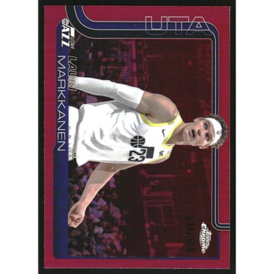 2025-26 Topps Chrome Magenta Refractors #238 Lauri Markkanen