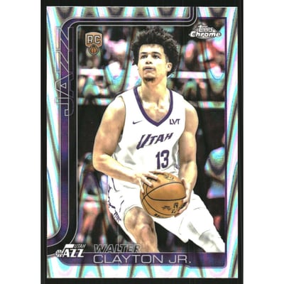2025-26 Topps Chrome RayWave Refractors #268 Walter Clayton Jr.