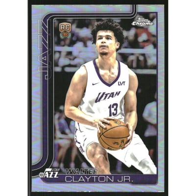 2025-26 Topps Chrome Refractors #268 Walter Clayton Jr.