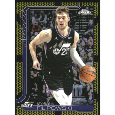 2025-26 Topps Chrome Yellow Basketball Refractors #213 Kyle Filipowski