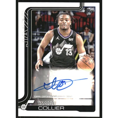 2025-26 Topps Flagship Real One Autographs #TFRAIC Isaiah Collier