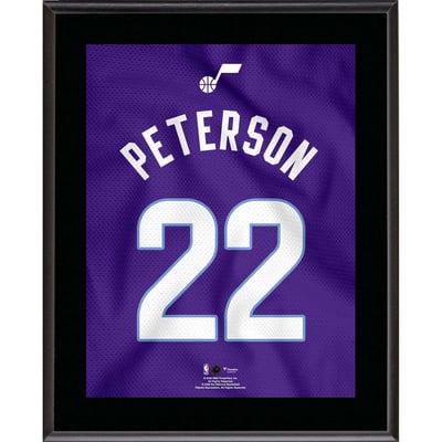 Darryn Peterson Utah Jazz Fanatics Authentic 10.5" x 13" Jersey Number Sublimated Player Plaque