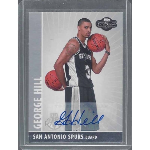 George Hill 2008-09 Topps Co-signers Rookie Auto Rc #d 83/350