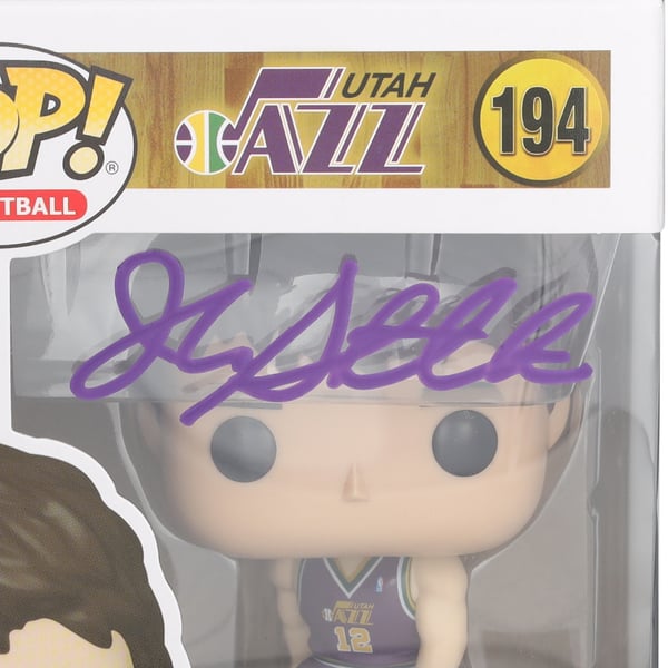 ジョン・ストックトン ユタ・ジャズ 直筆サイン入り #194 Funko Pop 