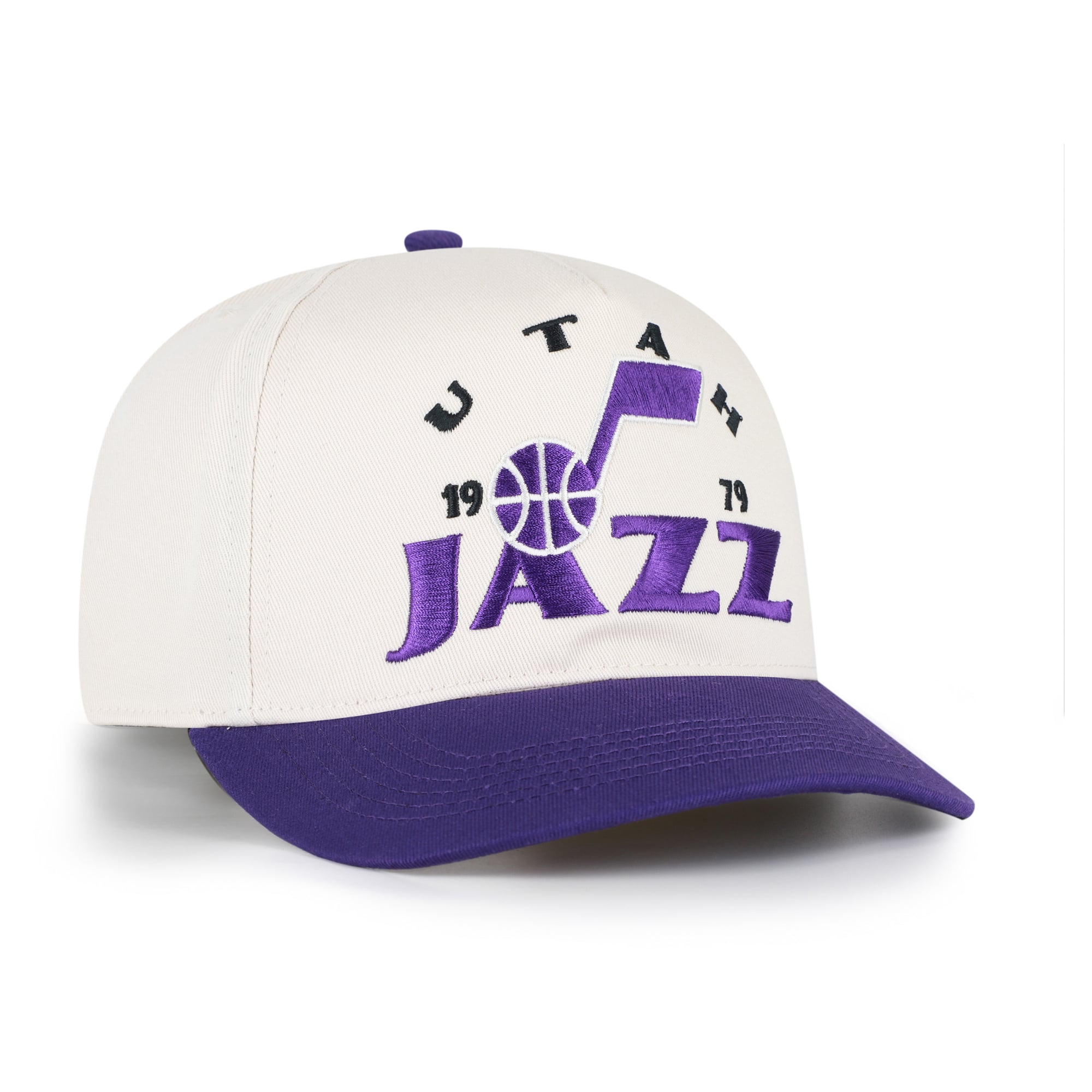 Casquette ajustable Arcitext Hitch '47 Natural Utah Jazz pour homme
