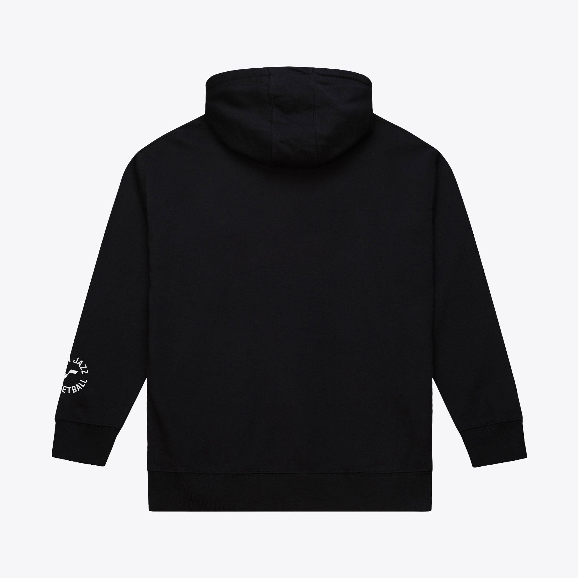 Sweat à capuche basique en polaire noire Mitchell & Ness Utah Jazz pour homme