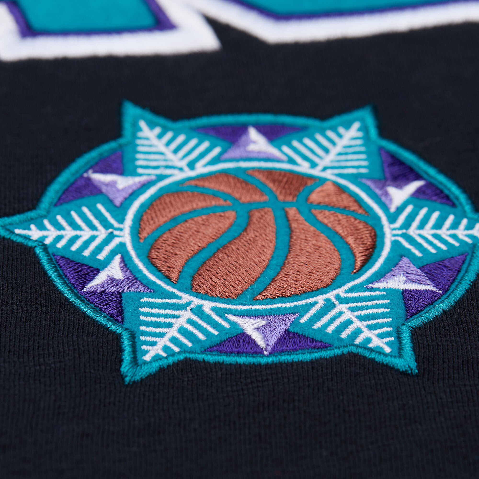T-shirt Mitchell & Ness noir pour homme, collection Utah Jazz Hardwood Classics Legendary Slub