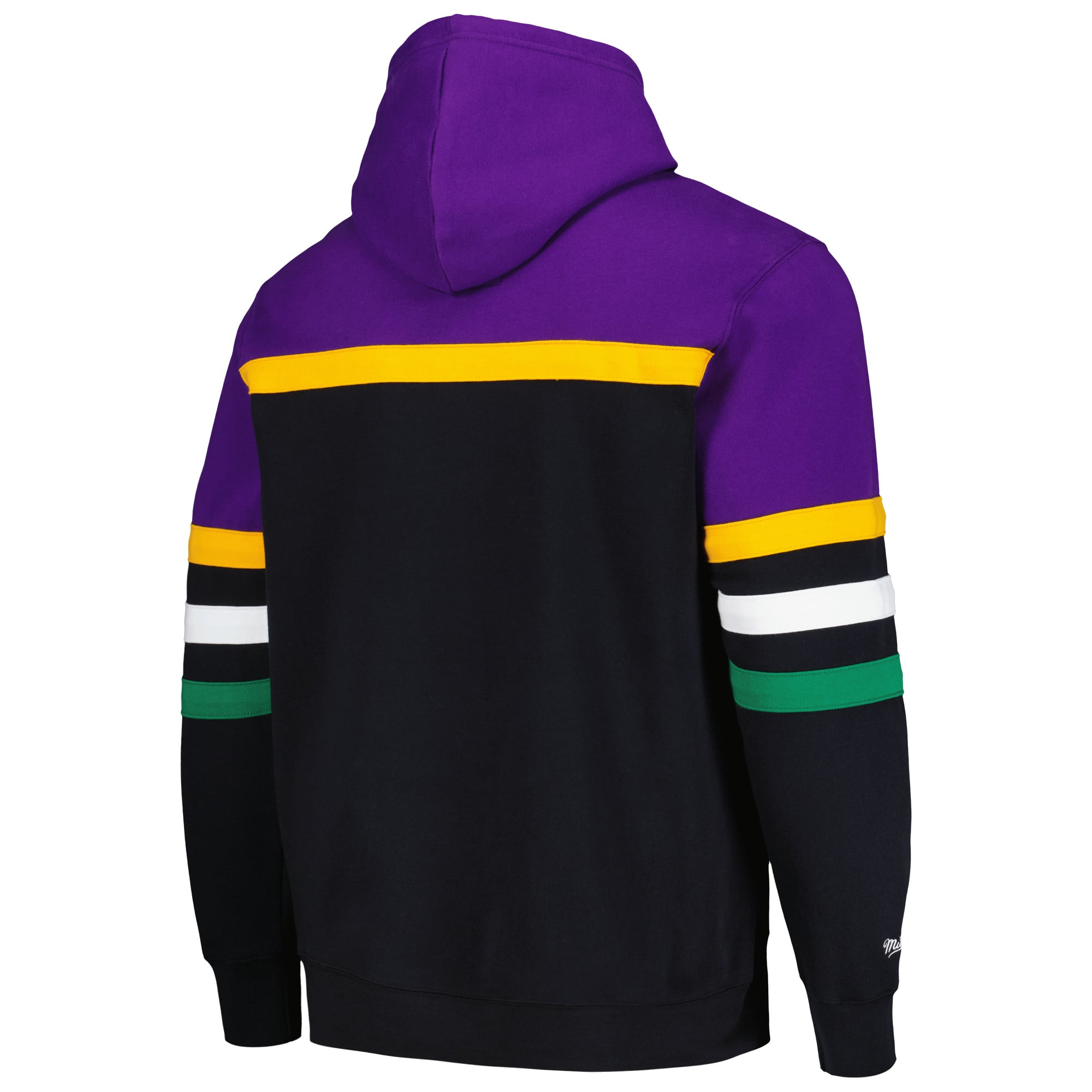 Sweat à capuche Mitchell & Ness pour hommes, noir/violet, Utah Jazz Head Coach