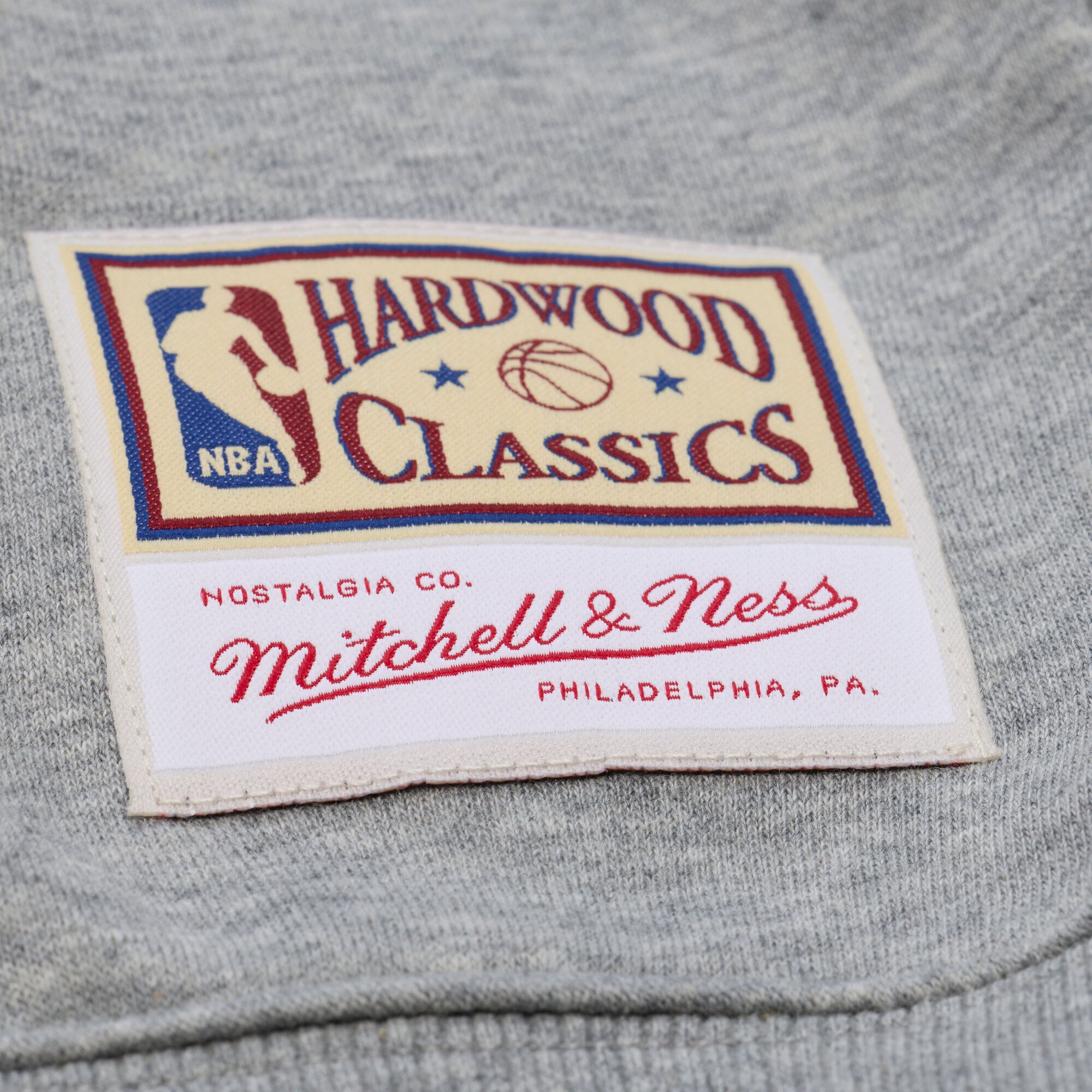 Men's Mitchell & Ness Heather Gray Utah Jazz Walk-Off Fleece Sweatshirt