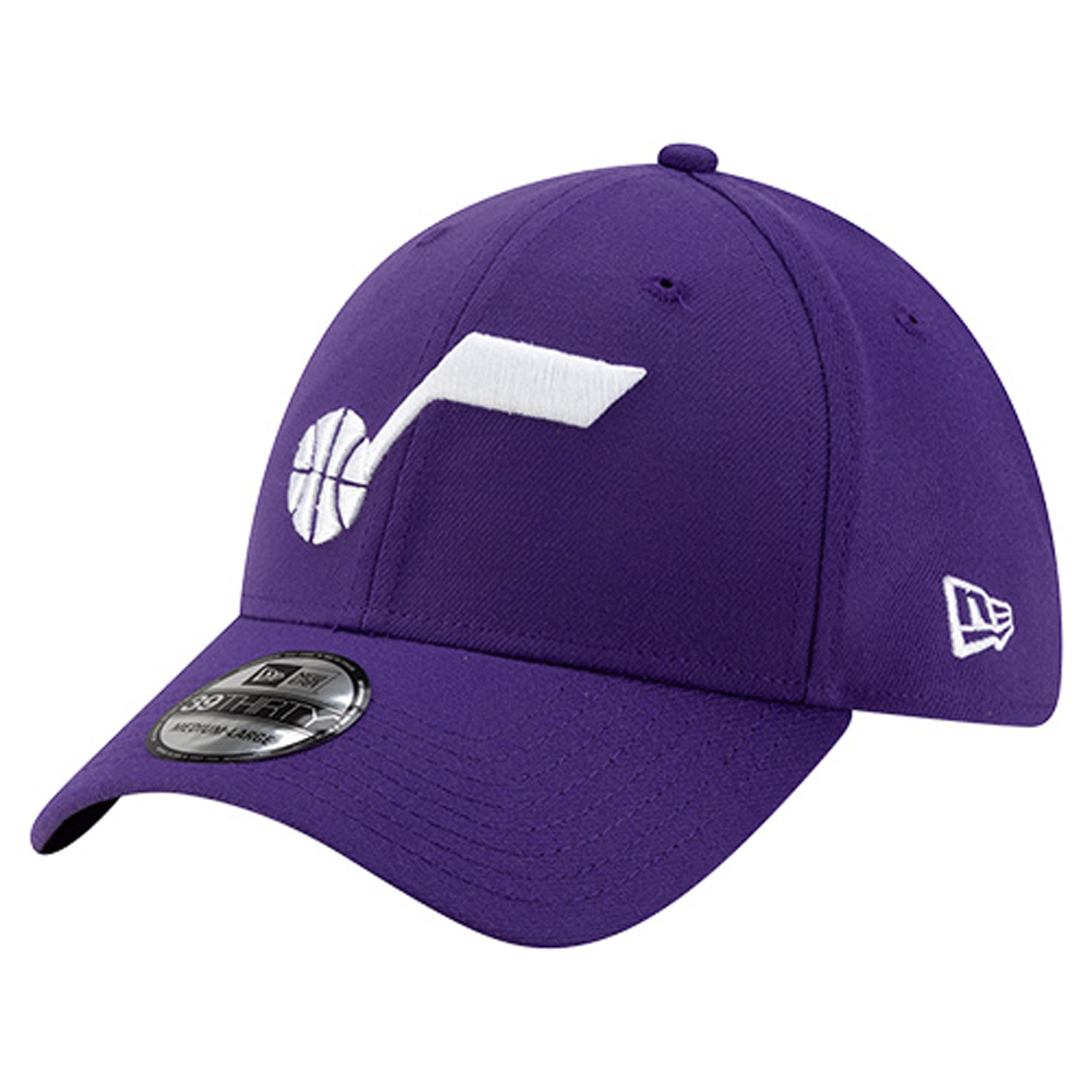 Men's New Era Purple Utah Jazz Logo 39THIRTY Flex Hat