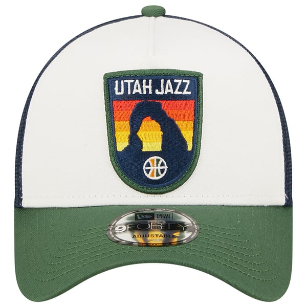 Casquette Snapback New Era Utah Jazz - Logo à L'envers - Taille Unique