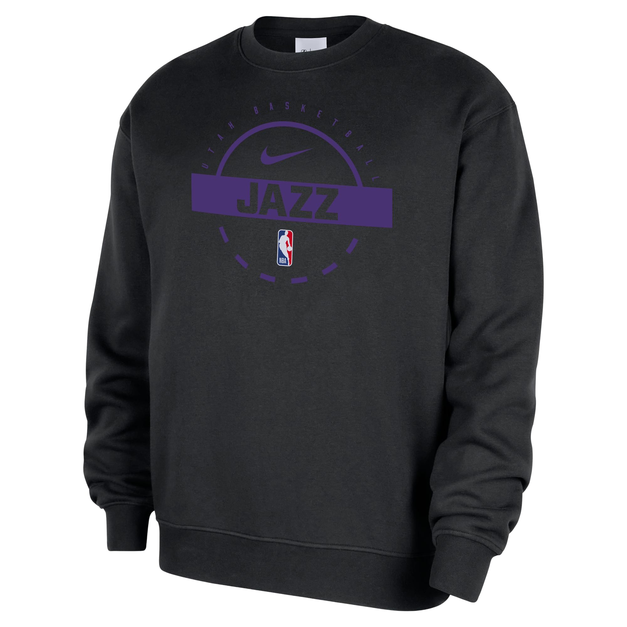 Sweat-shirt d'entraînement authentique Nike Utah Jazz 2025/26 pour homme, noir.