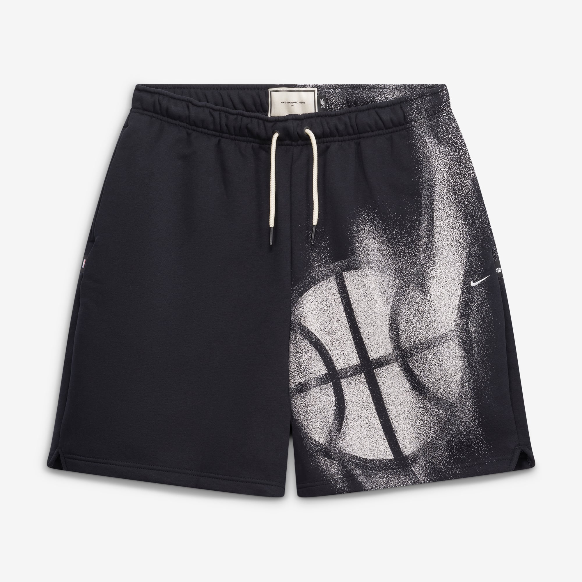 Short de sport Nike Utah Jazz 2026 Standard Issue Icon Fleece noir pour homme