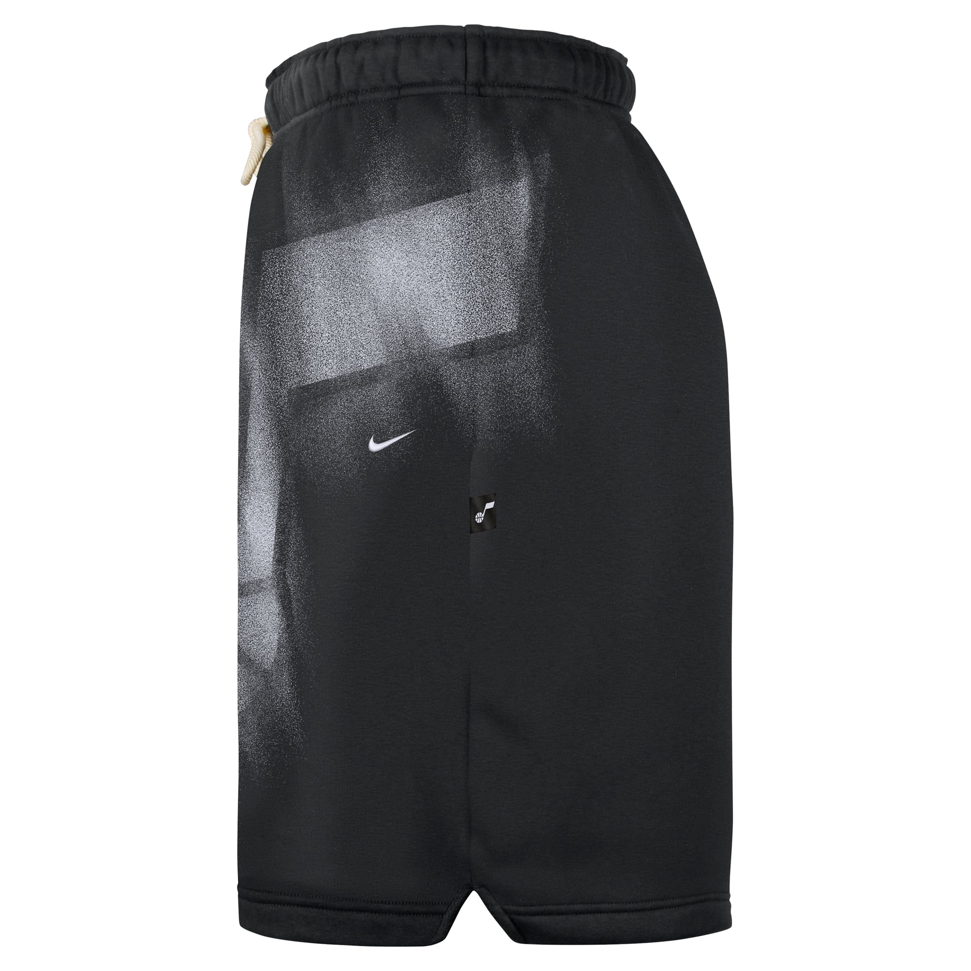 Short de sport Nike Utah Jazz 2026 Standard Issue Icon Fleece noir pour homme