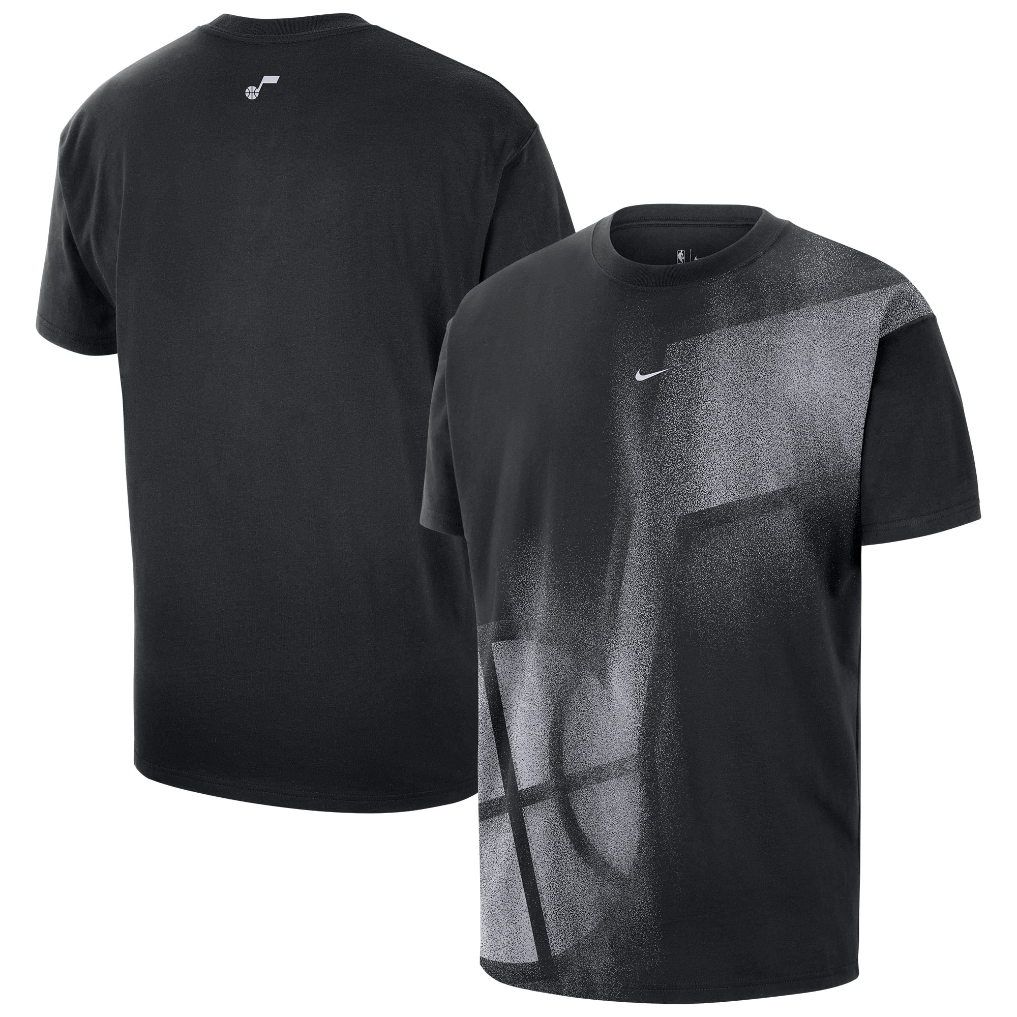 T-shirt d'entraînement Nike Black Utah Jazz 2026 Standard Issue pour homme