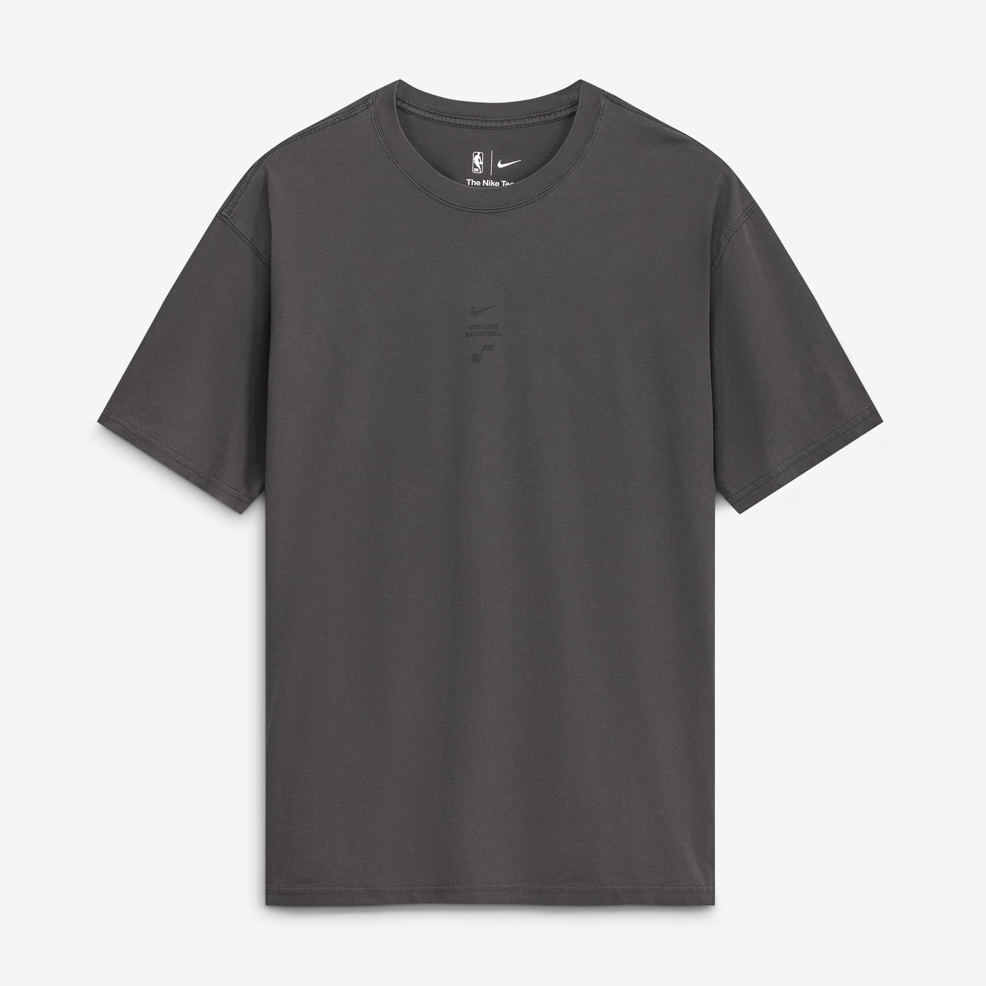 T-shirt Nike Max 90 d'avant-match Utah Jazz 2026 Standard Issue couleur anthracite pour homme