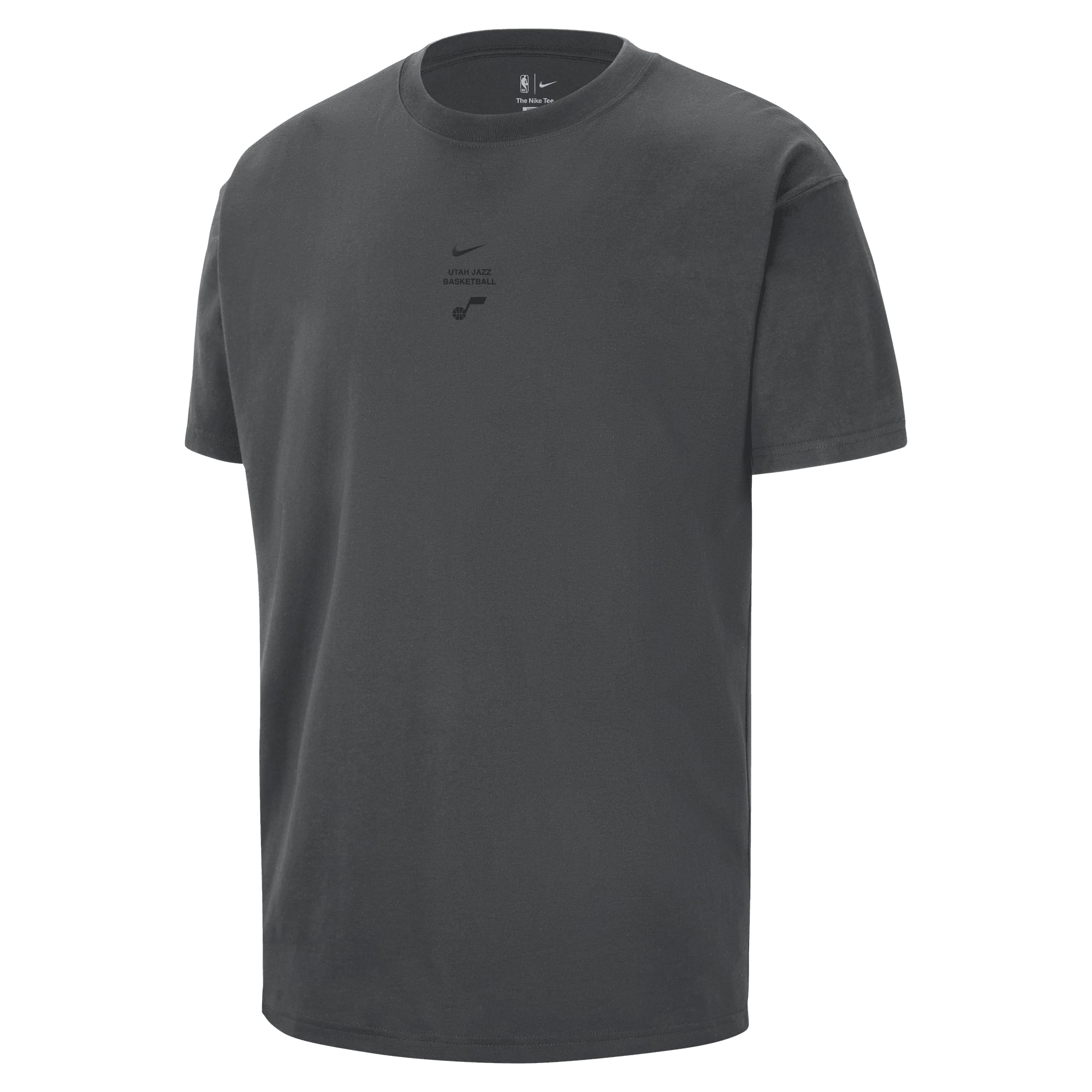 T-shirt Nike Max 90 d'avant-match Utah Jazz 2026 Standard Issue couleur anthracite pour homme