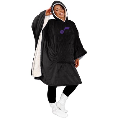 Utah Jazz Pegasus Team Color 50" x 70" Bloncho Sherpa Fan Cape