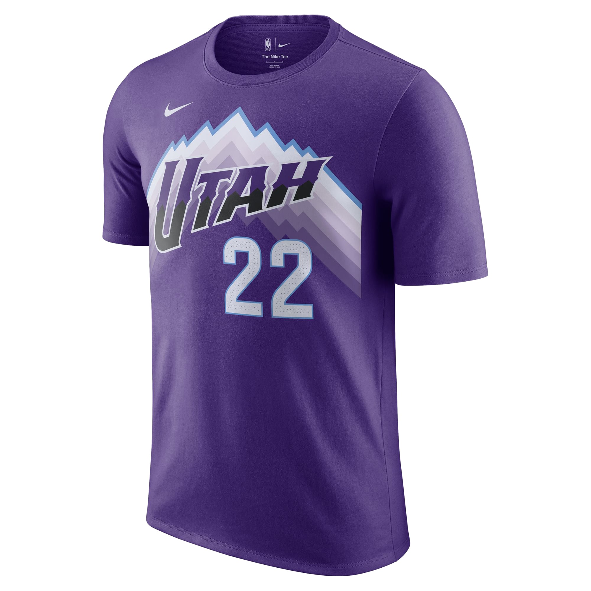 T-shirt unisexe Nike Darryn Peterson blanc Utah Jazz Association Edition avec nom et numéro