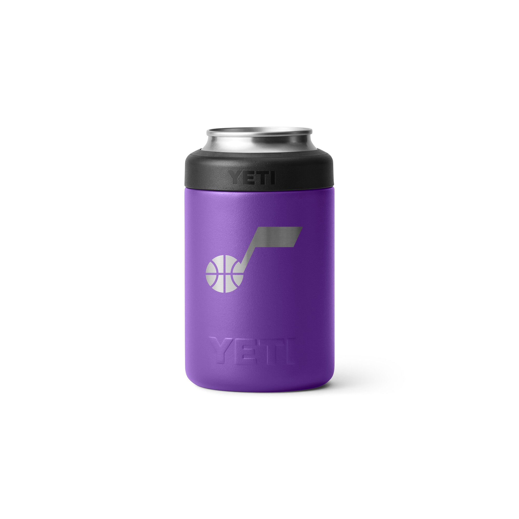 YETI White Utah Jazz 12oz. Rambler Colster Can Cooler