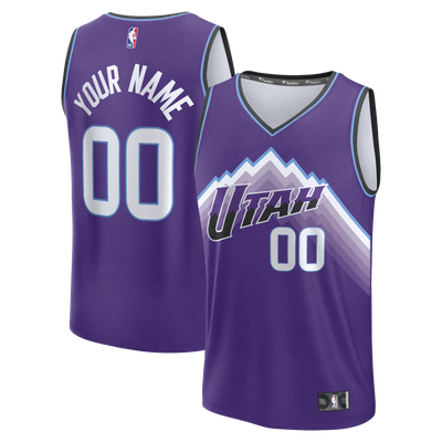 Utah Jazz Fanatics Youth Fast Break Replica Custom Jersey - Icon Edition