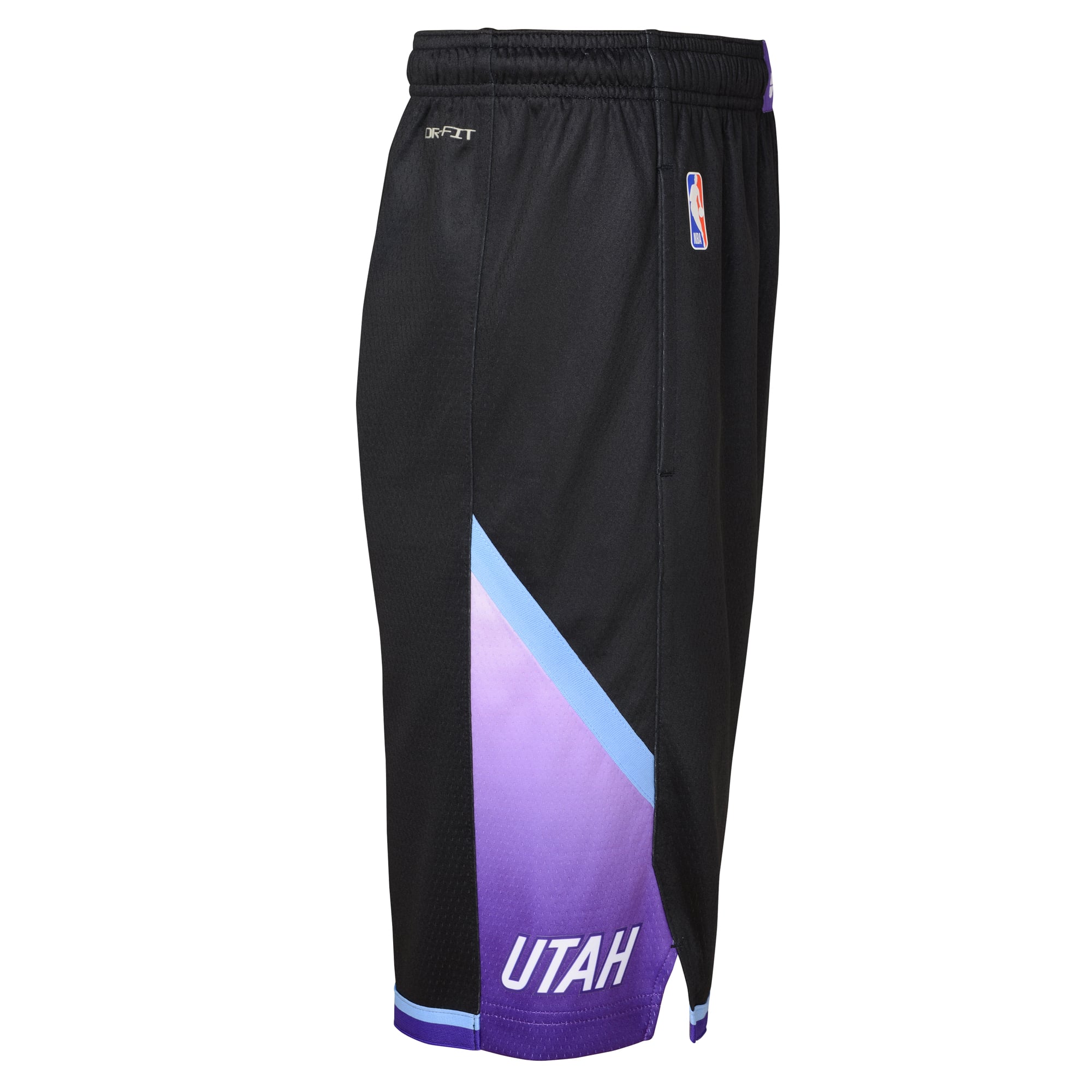 Short Swingman Jordan Brand noir Utah Jazz Authentic Statement Edition pour jeunes