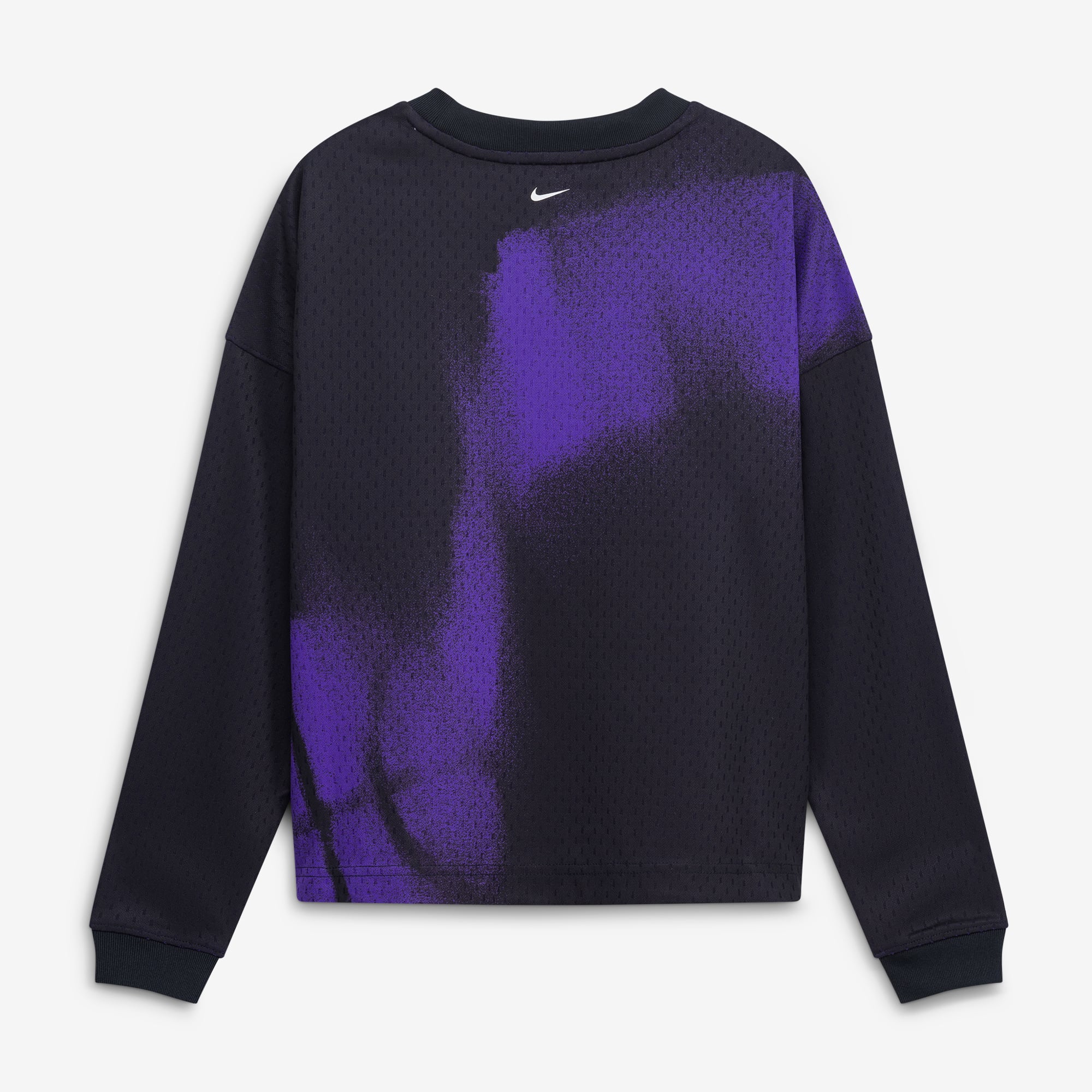 T-shirt à manches longues Nike Black Utah Jazz 2026 Standard Issue pour jeunes, performance d'avant-match