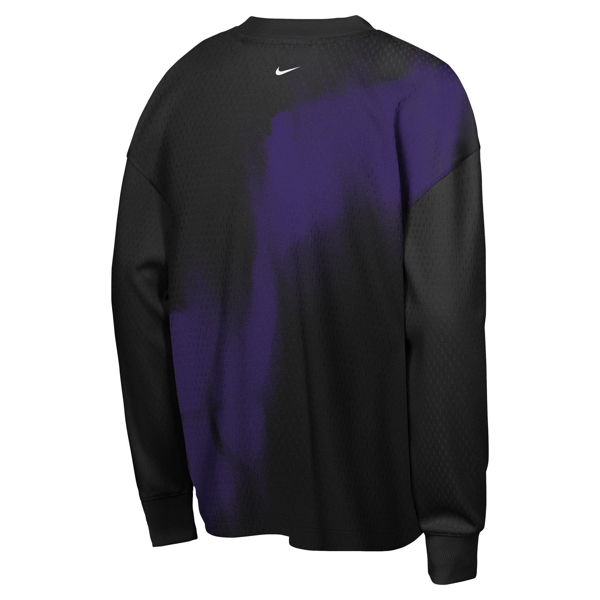 T-shirt à manches longues Nike Black Utah Jazz 2026 Standard Issue pour jeunes, performance d'avant-match