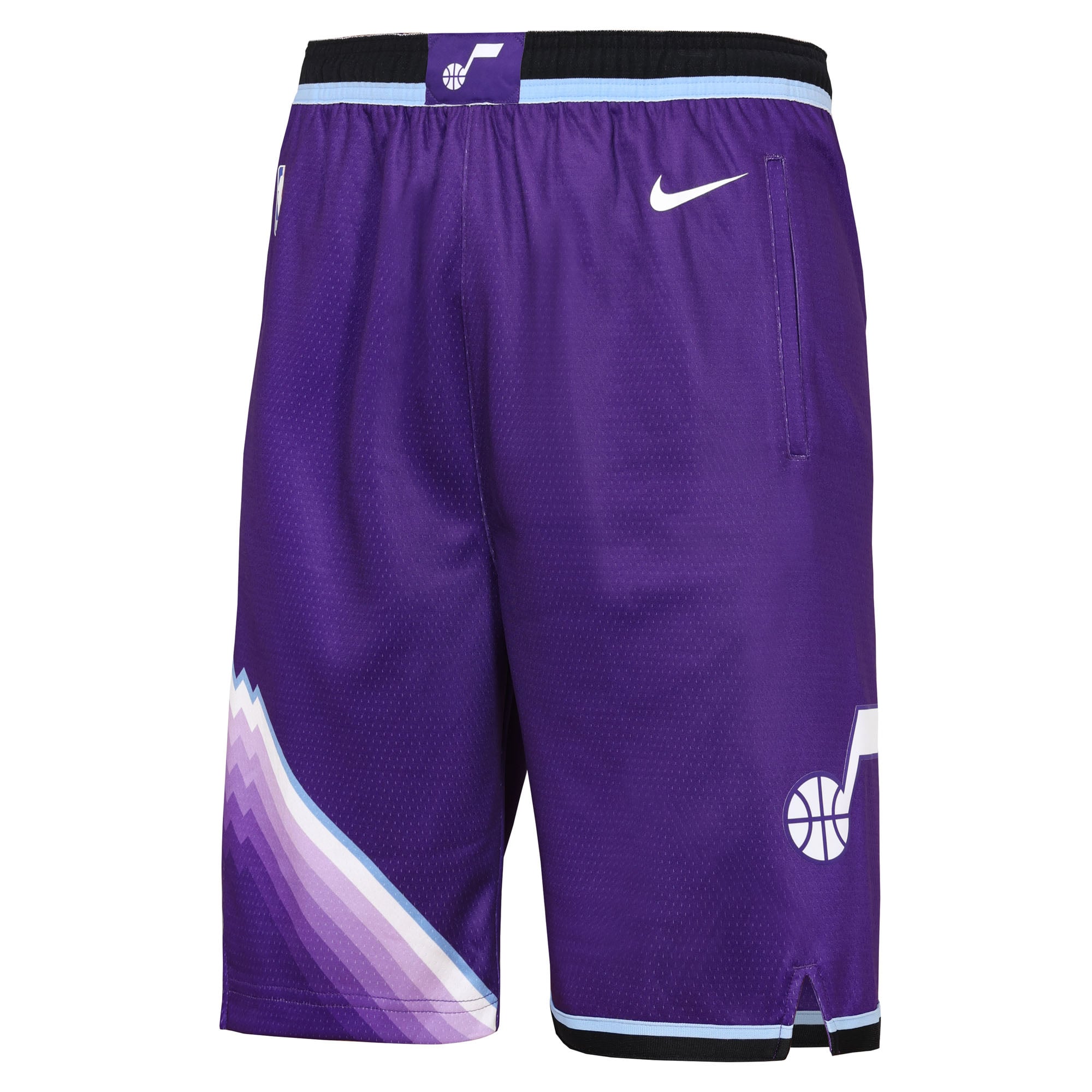 Short de performance Nike Swingman jaune Utah Jazz pour jeunes – Édition Icon