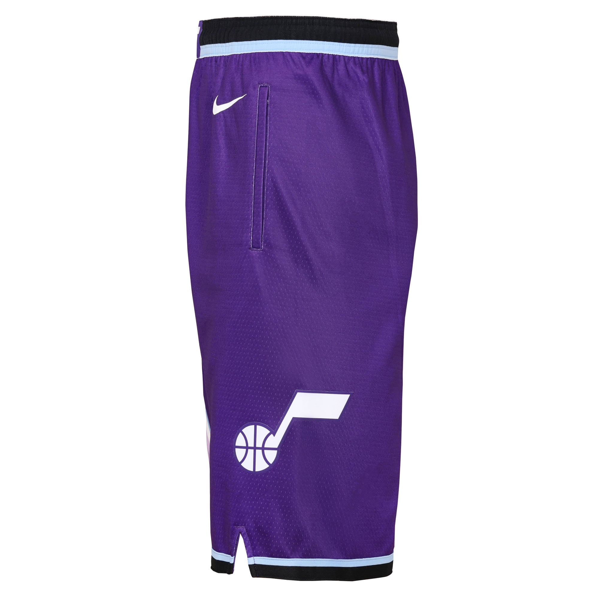 Short de performance Nike Swingman jaune Utah Jazz pour jeunes – Édition Icon