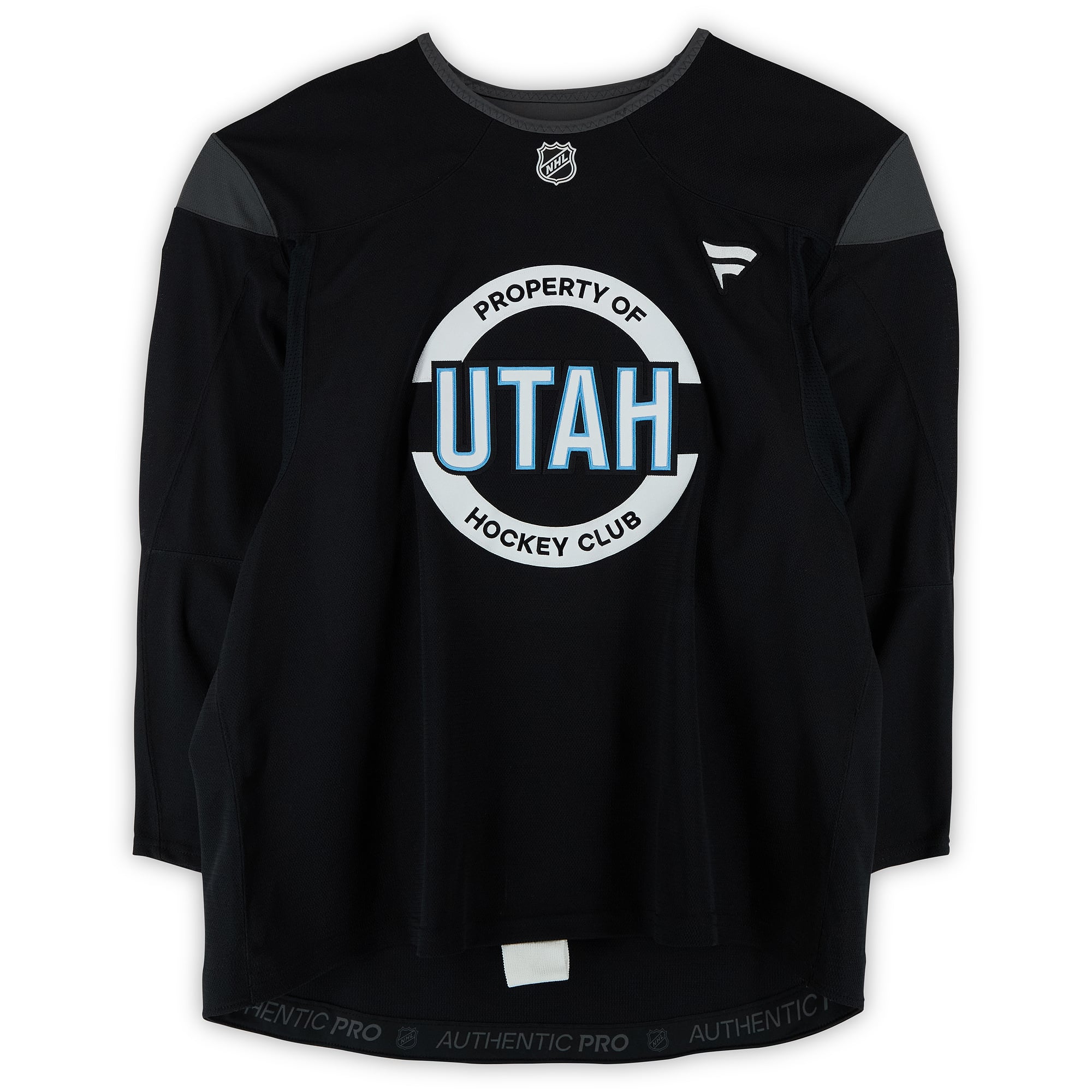 Aleš Čech Utah Mammoth Practice-Used #86 Maillot noir de la saison 2024-25 de la LNH