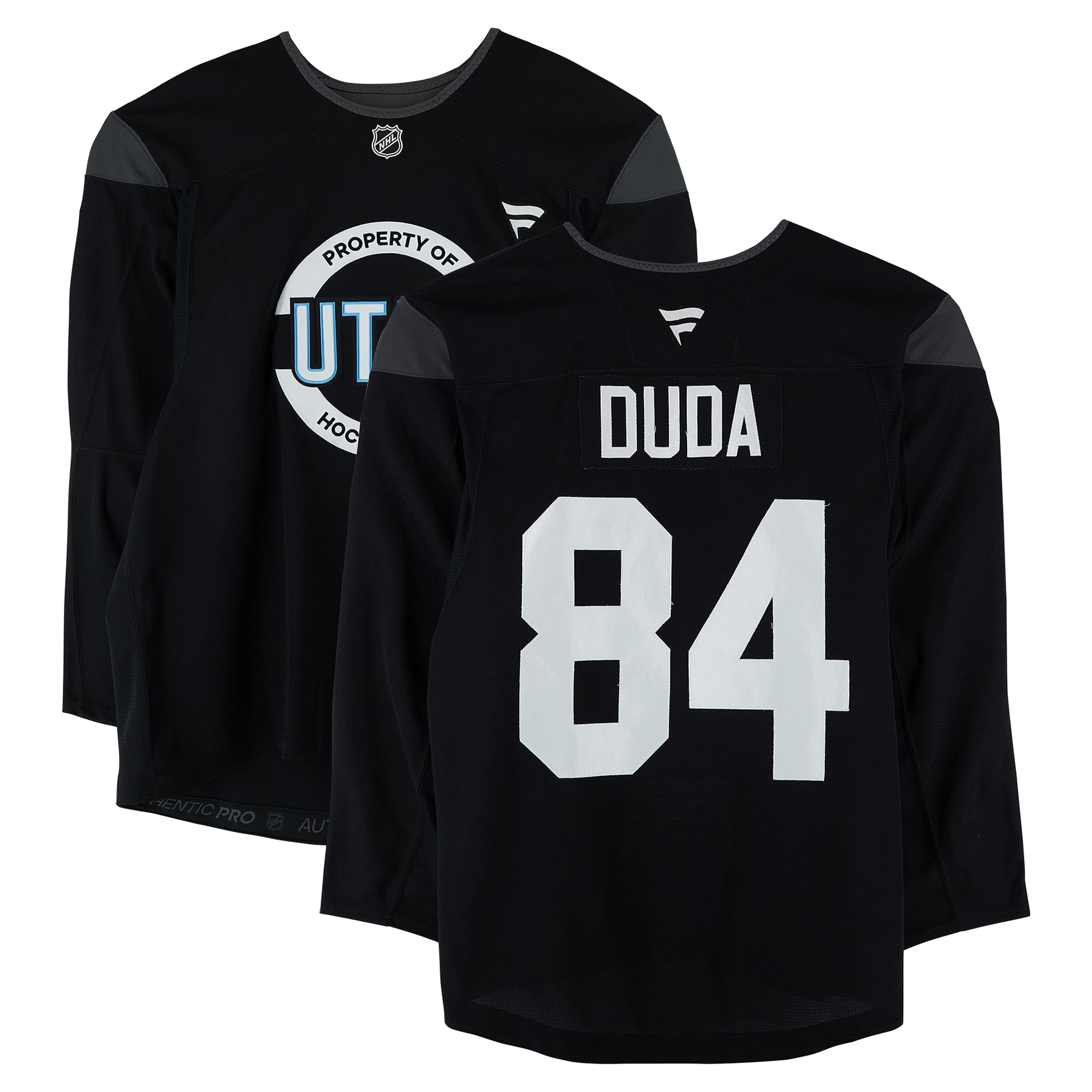 Artyom Duda Utah Mammoth Practice-Used #84 Jersey from the 2024-25 NHL Season
