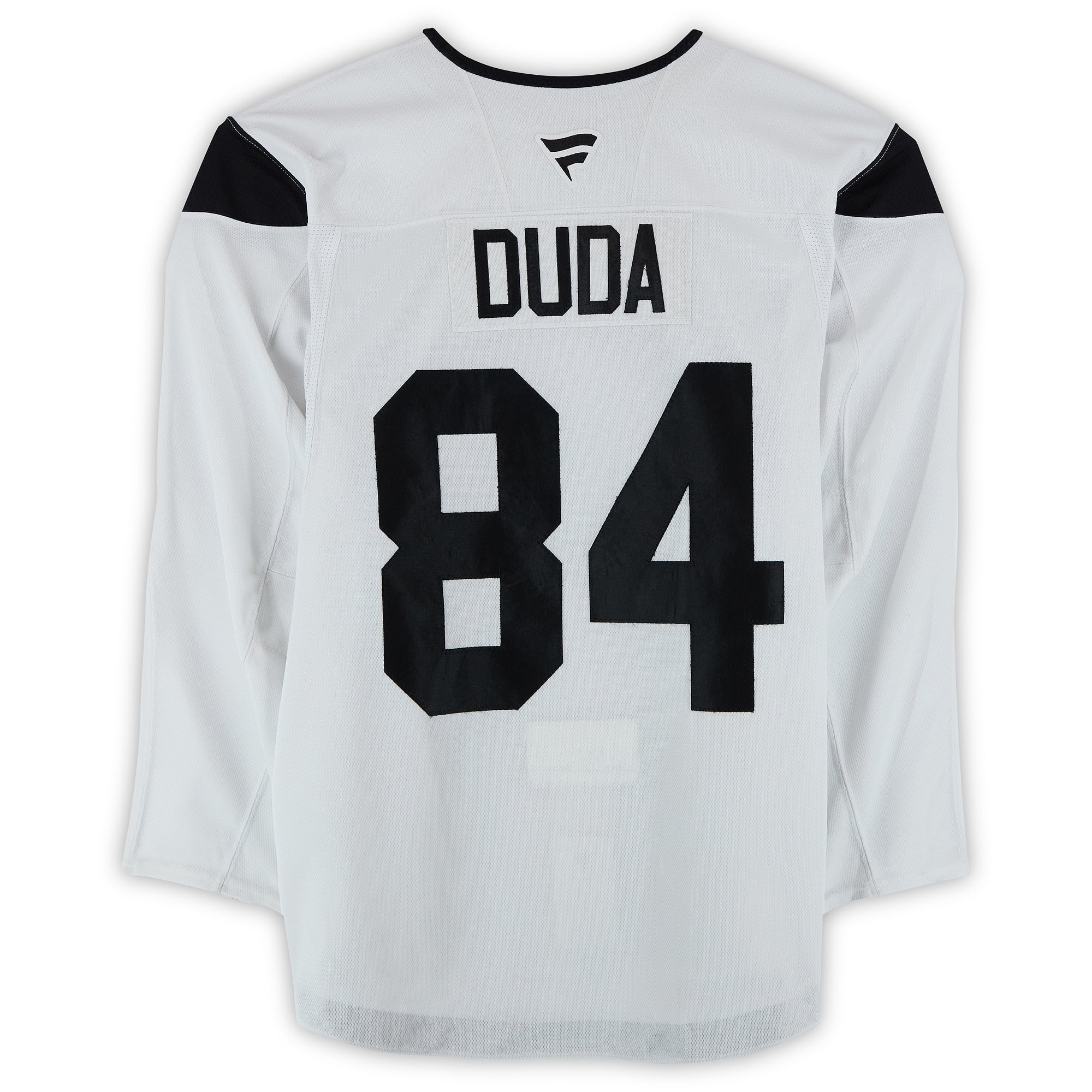 Maillot blanc d'entraînement n° 84 d'Artyom Duda, des Mammoths du Utah, saison 2024-2025 de la LNH