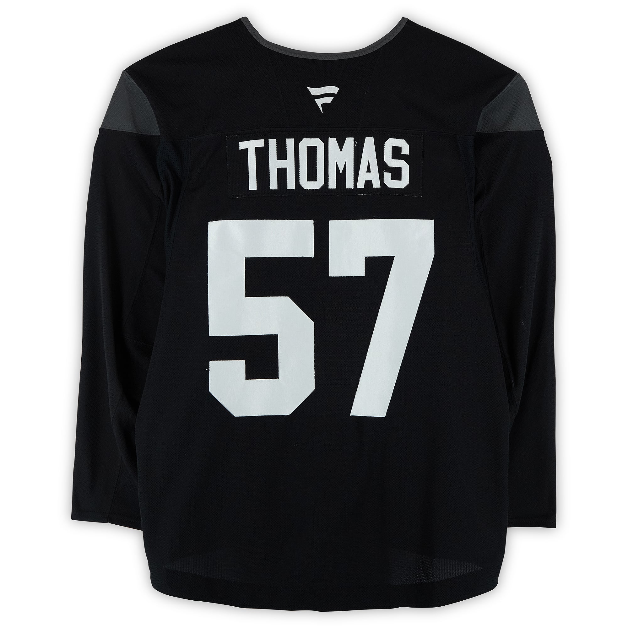 Cal Thomas Utah Mammoth Practice-Used #57 Black Jersey from the 2024-25 NHL Season