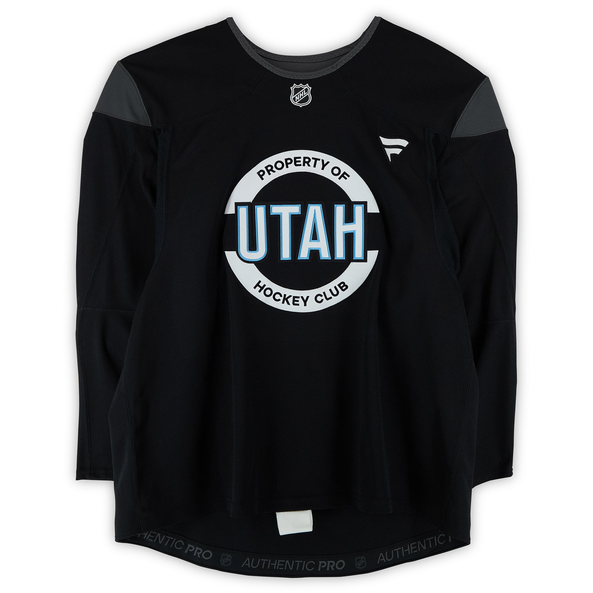 Cal Thomas Utah Mammoth Practice-Used #57 Black Jersey from the 2024-25 NHL Season