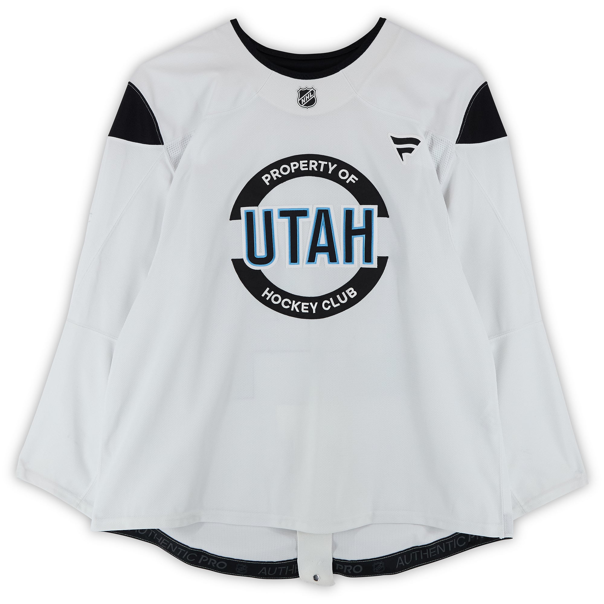 Cameron Hebig Utah Mammoth Practice-Used #78 White Jersey from the 2024-25 NHL Season