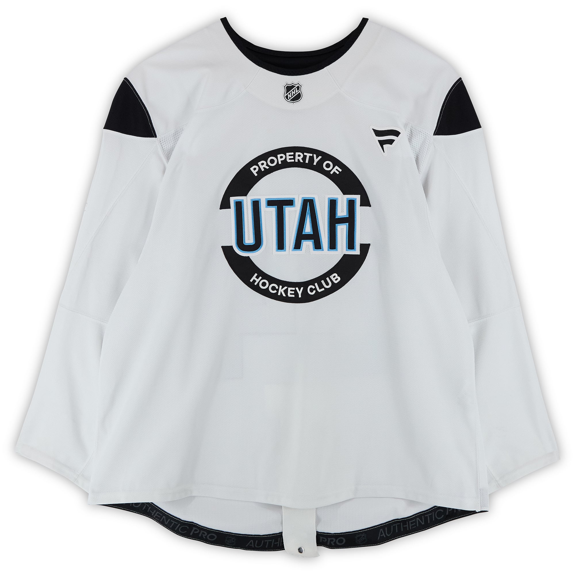 Cole Beaudoin Utah Mammoth Practice-Used #24 White Jersey from the 2024-25 NHL Season