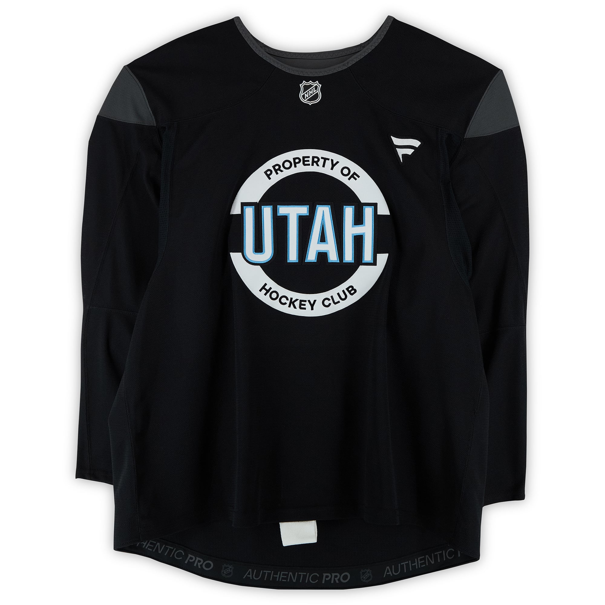 Connor Ingram Utah Mammoth Practice-Used #39 Black Jersey from the 2024-25 NHL Season
