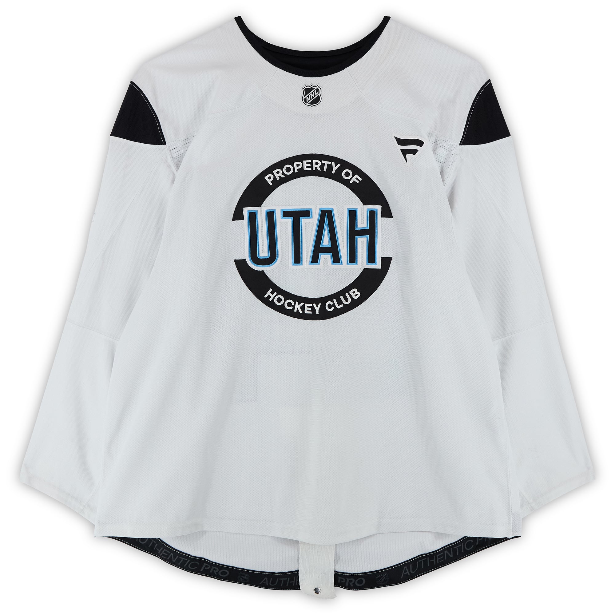 Daniil But Utah Hockey Club Practice-Used #48 White Authentic Pro Jersey from the 2024-25 NHL Season