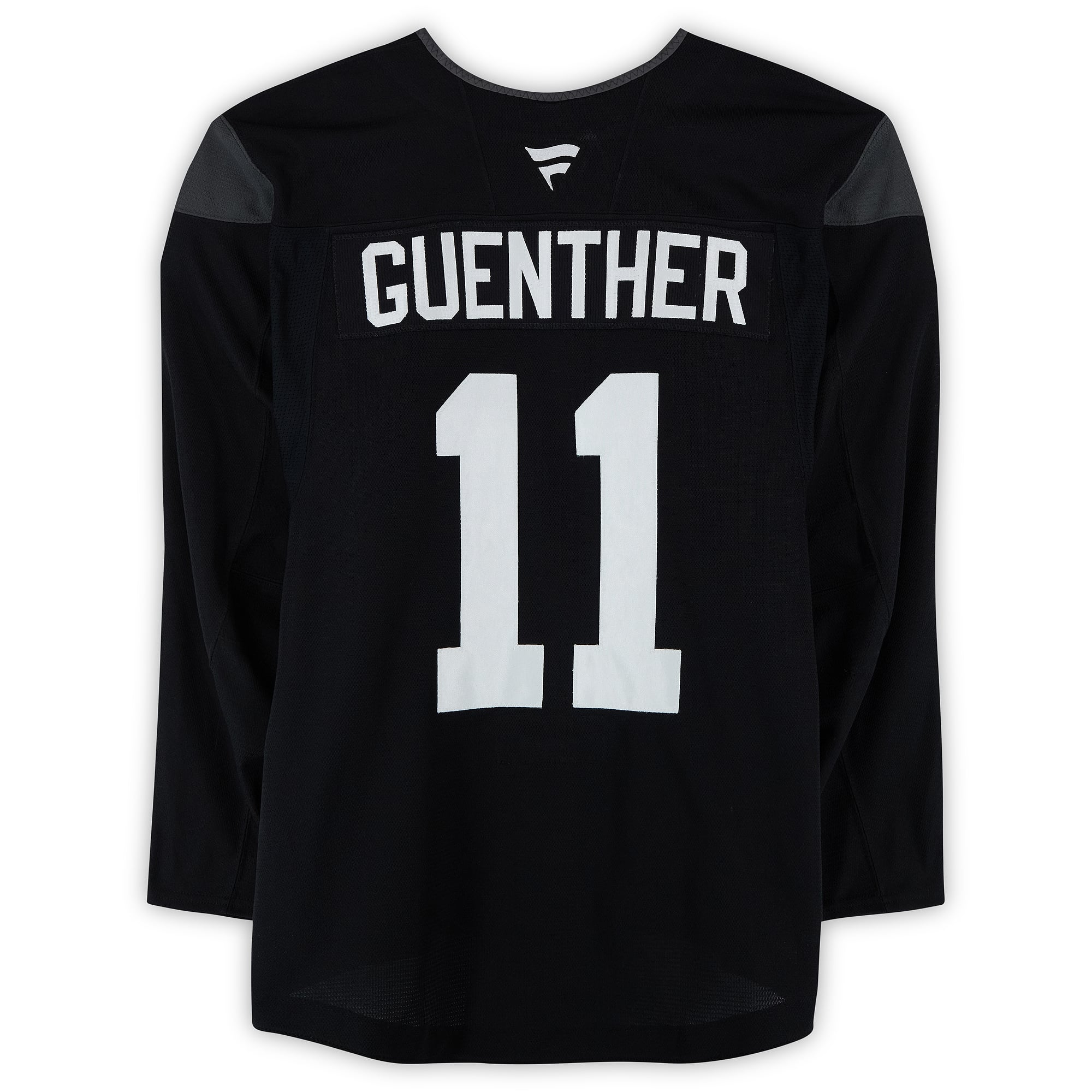 Dylan Guenther Utah Mammoth Practice-Used #11 Black Jersey from the 2024-25 NHL Season