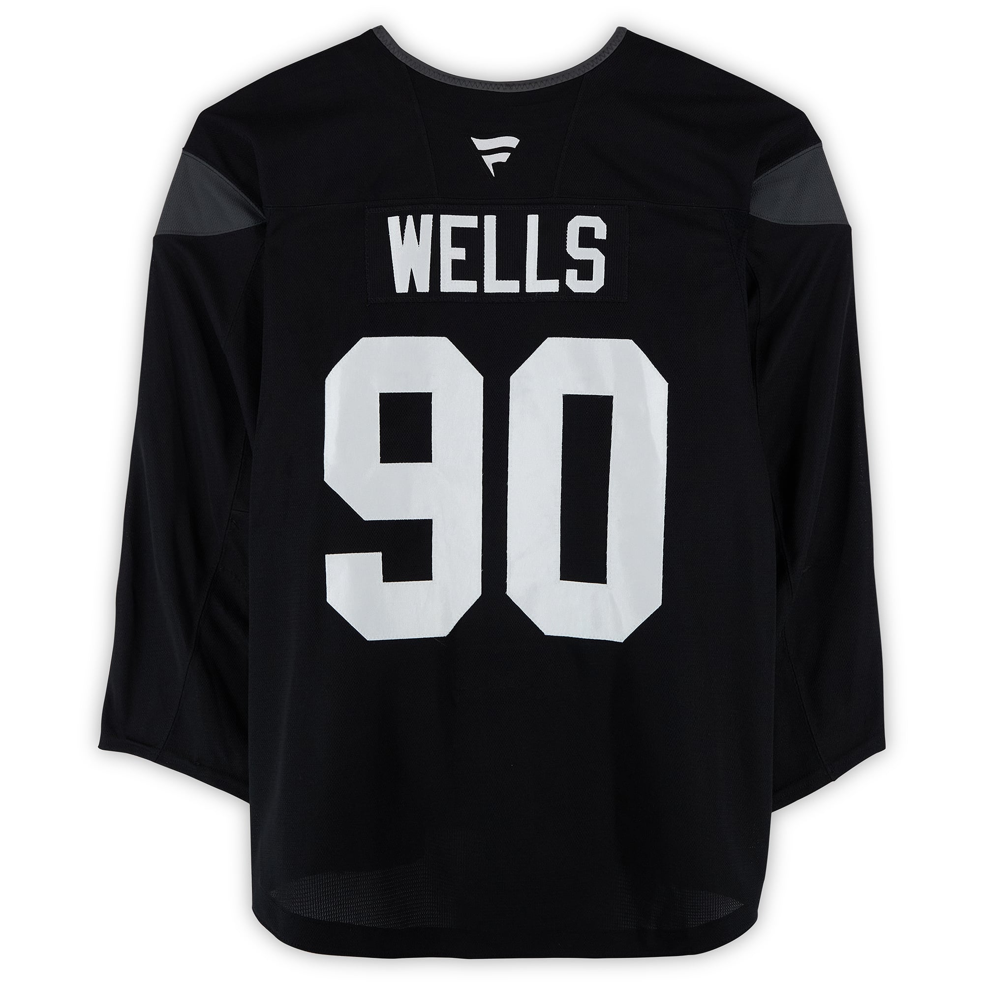 Maillot noir n° 90 porté à l'entraînement par Dylan Wells (Utah Mammoth) lors de la saison 2024-2025 de la LNH