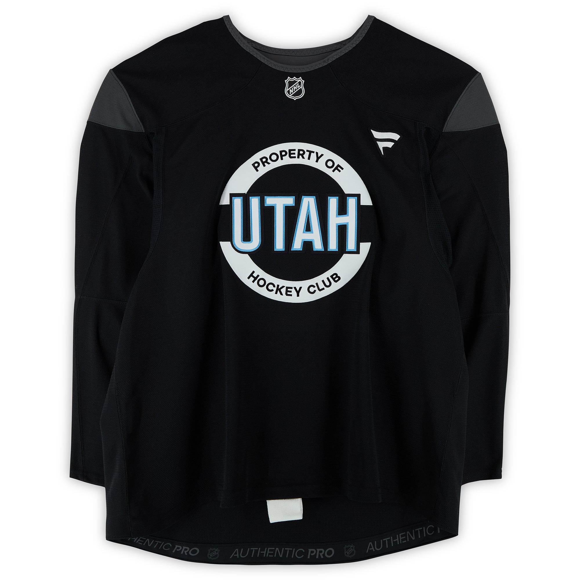 Maillot noir n° 90 porté à l'entraînement par Dylan Wells (Utah Mammoth) lors de la saison 2024-2025 de la LNH