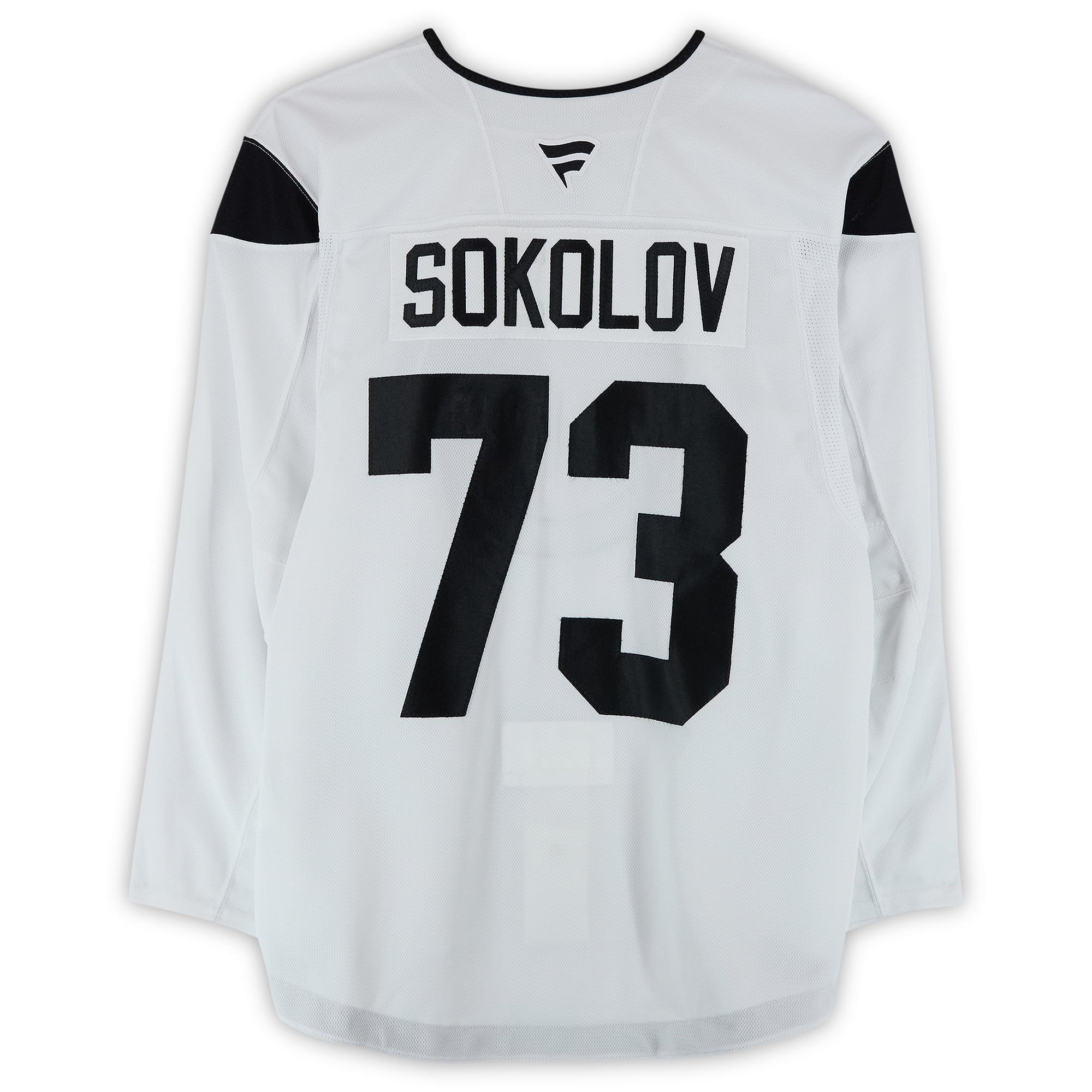 Egor Sokolov Utah Hockey Club Practice-Used #73 White Jersey from the 2024-25 NHL Season