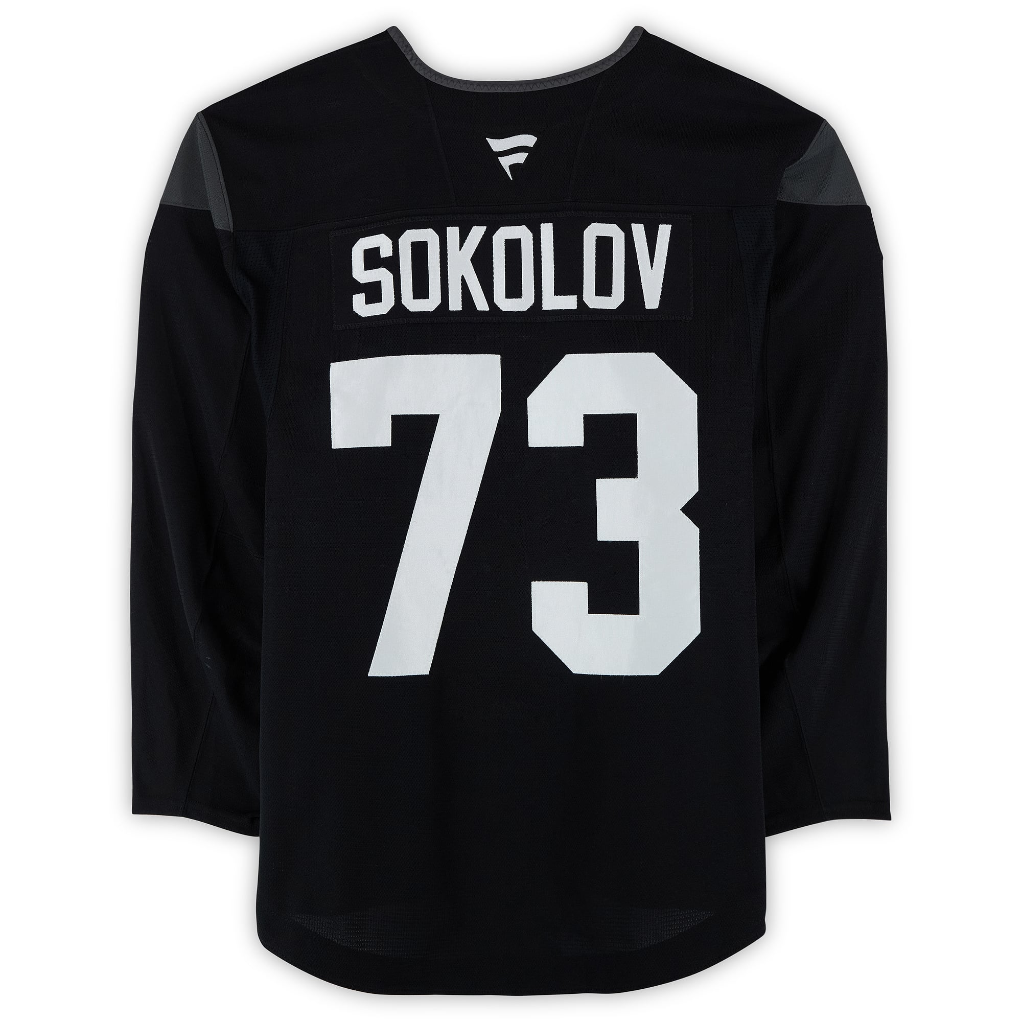 Egor Sokolov Utah Mammoth Practice-Used #73 Black Jersey from the 2024-25 NHL Season