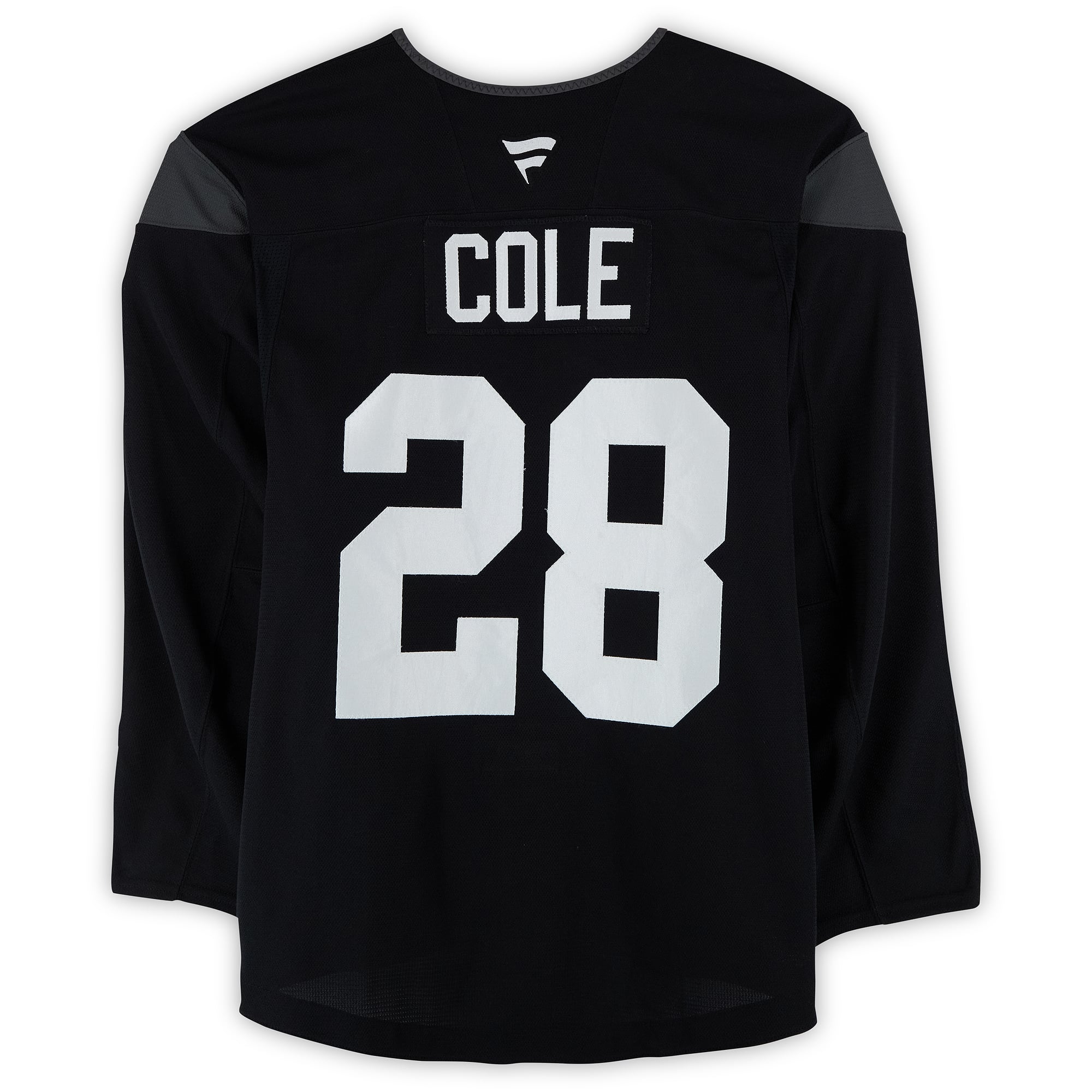Ian Cole Utah Mammoth Practice-Used #28 Black Jersey from the 2024-25 NHL Season