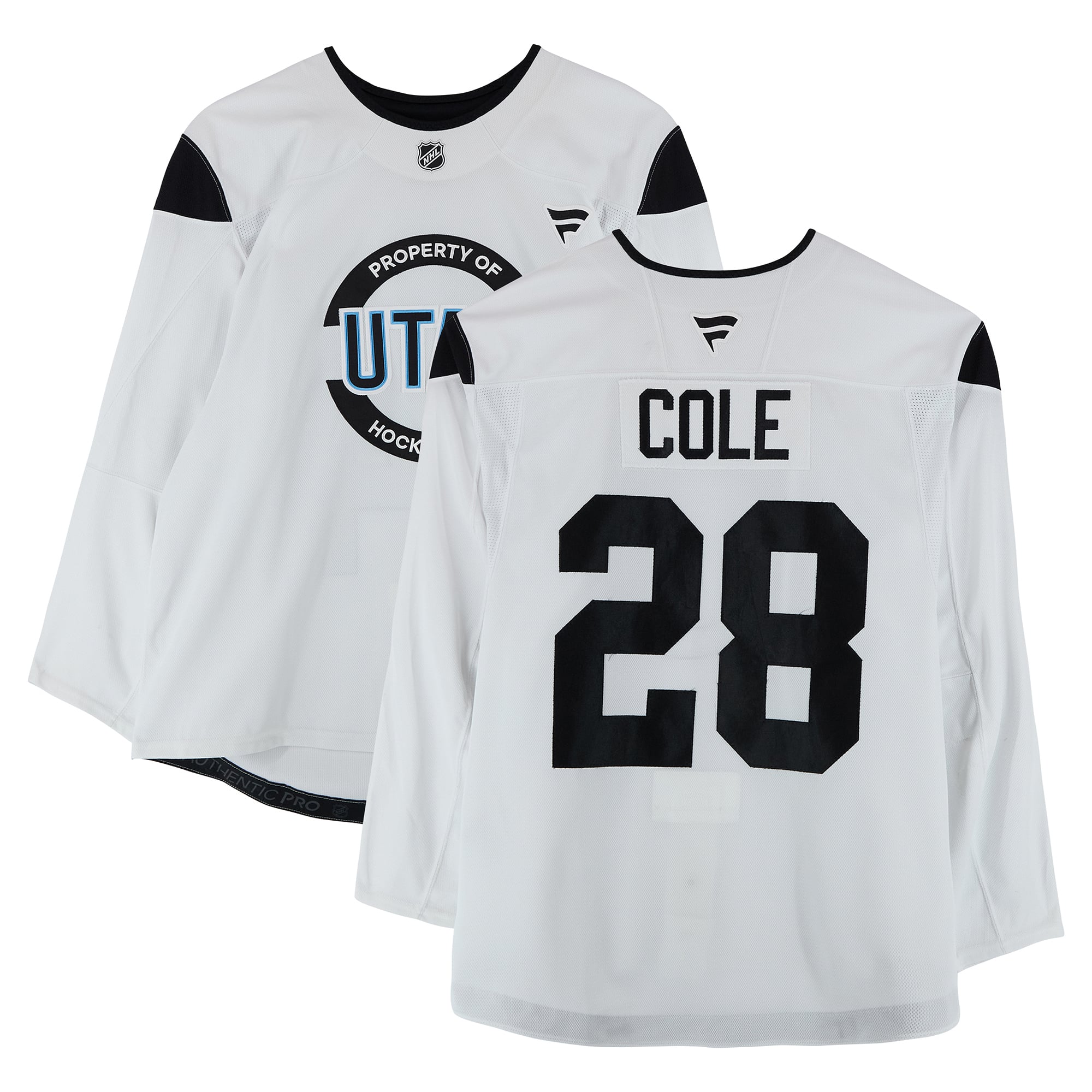 Ian Cole Utah Mammoth Practice-Used #28 Jersey from the 2024-25 NHL Season
