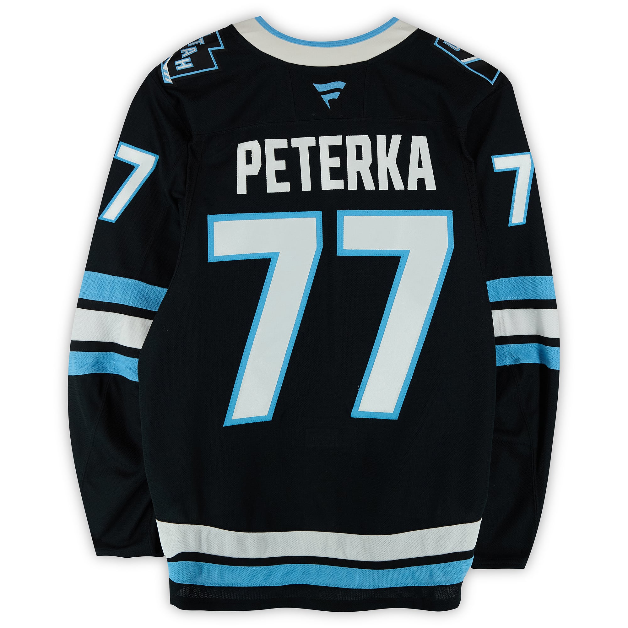 JJ Peterka Utah Mammoth Game-Used #77 Black Jersey Worn During Round One of the 2026 Stanley Cup Playoffs vs. Vegas Golden Knights
