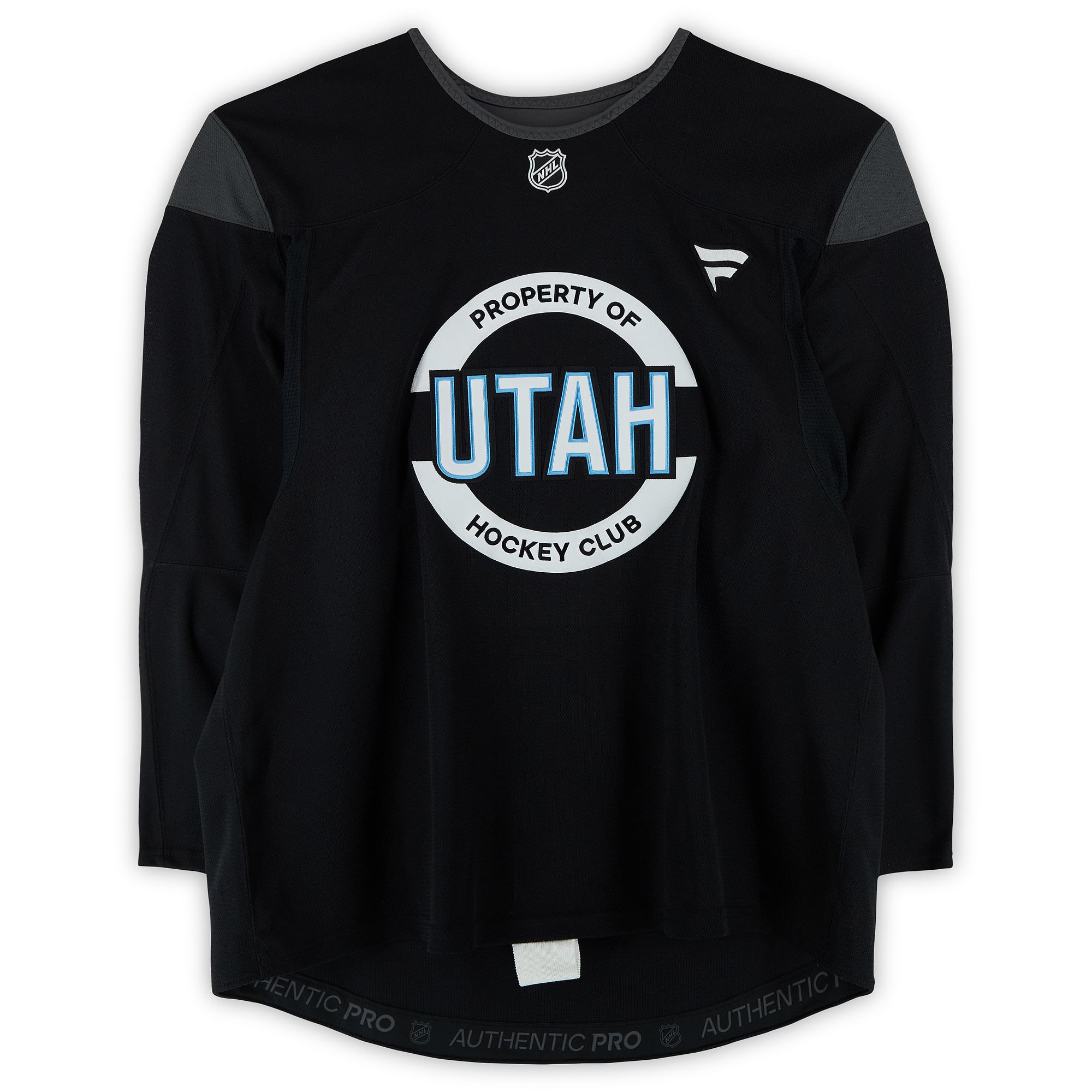 Josh Doan Utah Mammoth Practice-Used #91 Black Jersey from the 2024-25 NHL Season