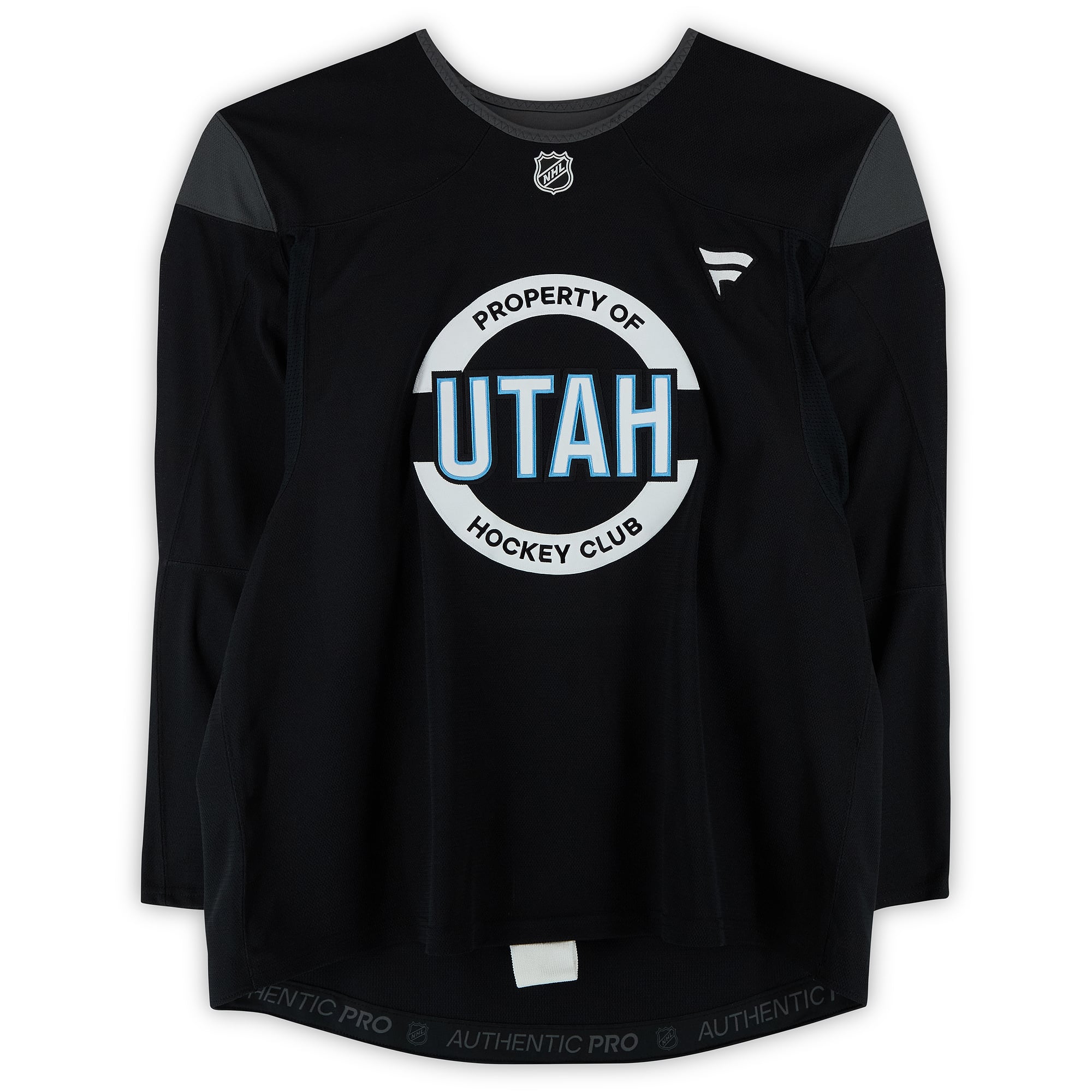 Julian Lutz Utah Mammoth Practice-Used #43 Black Jersey from the 2024-25 NHL Season
